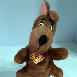Vtg 1990 Hanna Barbera Scooby-Doo Plush Hand Puppet Made in Korea